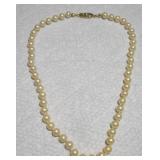 G. SILVER CO. HAND KNOTTED GLASS SIMULATED---