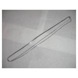 MONET SILVER NECKLACE 30IN LONG