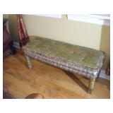 HOOKER MFG. CUSHIONED BENCH 4FT LONG
