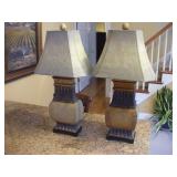 (2) TABLE LAMPS 31IN TALL