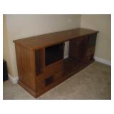 WOODEN ENTERTAINMENT CENTER 86X23X36