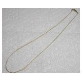 14K GOLD NECKLACE  16IN LONG