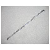 STERLING SILVER BRACELET 7IN LONG