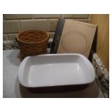 3 QT CASSOROLE - LONGENBERGER BASKET AND