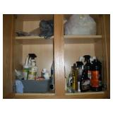 CLEANING SUPPLIES CONTENT OF CABINET