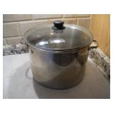 STAINLESS STEEL SOUP STOCK POT AND
