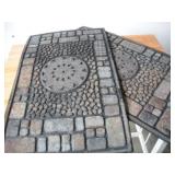 2) HEAVY DUTY FLOOR WELCOME MATS