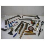 HACKSAWS MEASURING TOOLS SCRAPERS AND MORE
