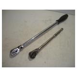 (2) 3/8 DRIVE SWIVEL HEAD RATCHETS