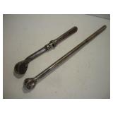 (2) 1/2 IN DRIVE RATCHETS 12 AND 18IN