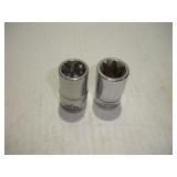 SNAPON / BLUEPOINT 1/2 IN DRIVE E18 AND E20