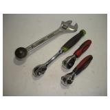 1/4 - 3/8 - AND 1/2 IN DRIVE RATCHETS