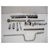 1/2 IN DRIVE AND 3/8 DRIVE SOCKETS RATCHETS AND