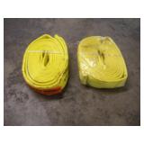 (2) LIFT ALL 3IN X 10FT NYLON SLINGS