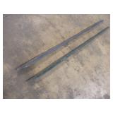 2) 5FT DIGGING BARS