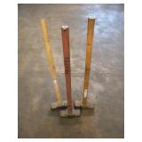 (3) 12 LB SLEDGEHAMMERS