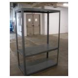 4FT INDUSTRIAL METAL SHELF   48X24X72