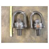 (2) 2-4 1/2 IN SWIVEL LIFTING CLEVICES