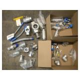 1 1/2 IN PIPE / TRASH PUMP FITTINGS W/ VALVES