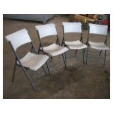 (4) LIFETIME FOLDING CHAIRS