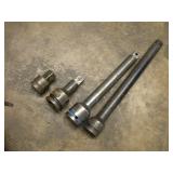 3/4 DRIVE IMPACT EXTENTIONS 2-4-10-& 12IN