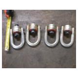 (4) CROSBY SWIVEL LIFTING CLEVICES