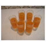 MID CENTURY MODERN "NORTH STAR" DRINKING GLASSES