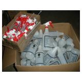 (75) SPRAY BOTTLES W/ 33 NOZZLES