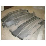 (8) PLASTIC BUMPER SHROUDS