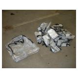 (15) CLEAR PLASTIC TOTE BAGS 2FTX2FTX5IN