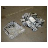 (15) CLEAR PLASTIC TOTE BAGS 2FTX2FTX5IN
