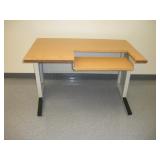 METAL FRAMED OFFICE DESK  48X30X30