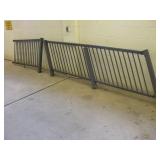 9FT SECTION OF METAL STAIR RAILING W/