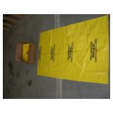 (48) 5FT TALL HAZERDOUS WASTE BAGS W/