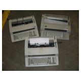 (3) IBM ELECTRIC TYPEWRITERS