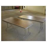 (2) 6FT FOLDING TABLES
