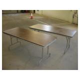 (2) 6FT FOLDING TABLES