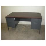 HON METAL OFFICE DESK 60X30X29