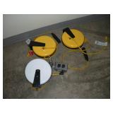 (3) RETRACTABLE CORD REELS