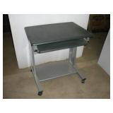 METAL FRAMED COMPUTER DESK
