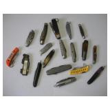 (18) POCKET KNIVES LARGEST BLADE 2 1/2 IN