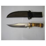 CHIPAWA CUTLERY BOWIE KNIFE W/ SHEATH AND