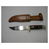 VINTAGE WESTERN CUTLERY BOWIE KNIFE W/