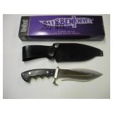 HIBBEN "GIL HILL" BOWIE KNIFE W/ SHEATH AND