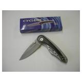 FROST CUTLERY "CYCLONE" LOCK BLADE KNIFE W/