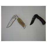 (2) FROST CUTLERY LOCK BLADE KNIVES