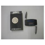 ZIPPO "BRICKYARD 400" POCKET KNIFE W/