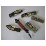 (6) ASSORTED LOCK BLADE KNIVES