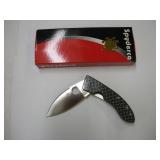 SPYDERCO LOCK BLADE KNIFE W/