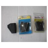 (3) HARDSHELL PISTOL HOLSTERS